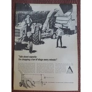 1966 Model 780 Forage Harvester Allis Chalmers Advertisement One Ninety XT